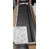 Antracit Posseik Homeline visoki ormarić 35x150x30 cm, outlet bez vrata sa udarcem na bočnoj strani