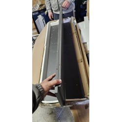 Antracit Posseik Homeline visoki ormarić 35x150x30 cm, outlet bez vrata sa udarcem na bočnoj strani