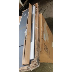 Antracit Posseik Homeline visoki ormarić 35x150x30 cm, outlet bez vrata sa udarcem na bočnoj strani