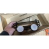 Wenko Alba Kupatilska Polica – Čelik/Bambus, Crna, 12x26x11cm | Outlet BGD