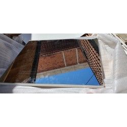 Beli Loftscape Salsa ormarić za kupatilo sa ogledalom i LED rasvetom 50x60x20 cm sa manjom naprslinom daske