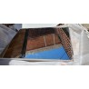 Beli Loftscape Salsa ormarić za kupatilo sa ogledalom i LED rasvetom 50x60x20 cm sa manjom naprslinom daske