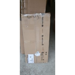 Beli Schildmeyer Luca II donji kupatilski element 80.6x94.8x32 cm sa cvetnim frontom, vratima, fiokama i policama