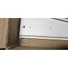 Beli Schildmeyer Jonte II ormarić za kupatilo 41x119x33 cm sa nogarima i ručkama od hrasta, outlet sa oštećenjem pri dnu