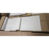 Beli Schildmeyer Jonte II ormarić za kupatilo 41x119x33 cm sa nogarima i ručkama od hrasta, outlet sa oštećenjem pri dnu