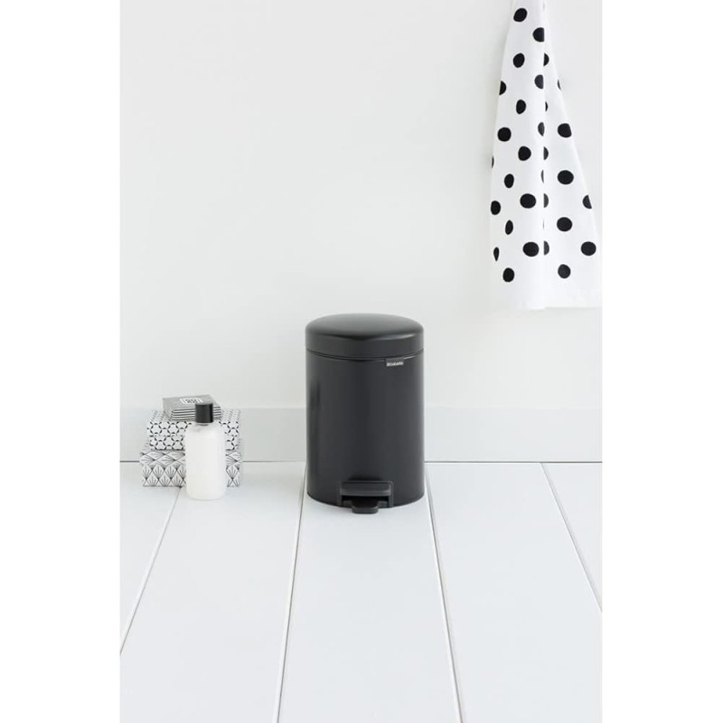 Brabantia NewIcon 3 L kanta, mat crna, 26.4x23.5x16.8 cm | Outlet BGD