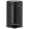 Brabantia NewIcon 3 L kanta, mat crna, 26.4x23.5x16.8 cm | Outlet BGD