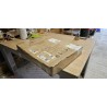 Beli uski FMD Nora ormarić sa fiokom i izvlačnim delom dimenzija 20x45x61 cm
