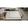 Beli uski FMD Nora ormarić sa fiokom i izvlačnim delom dimenzija 20x45x61 cm