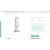 Zeller WC Garnitura – Bambus/MDF, Bela | Outlet BGD