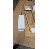 Zeller WC Garnitura – Bambus/MDF, Bela | Outlet BGD