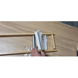 Zeller WC Garnitura – Bambus/MDF, Bela | Outlet BGD