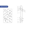 Wenko Cosenza Stalak za Peškire – 93.5x33x18cm | Outlet BGD