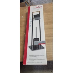 Zeller Tebelot WC Garnitura – Bambus/Metal, 19x74.5x19cm | Outlet BGD