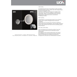 WOFI Ogledalo Tom – LED, 21.5x36cm | Outlet BGD