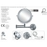 Kleine Wolke Brillant Ogledalo – LED, Prečnik 17.5cm | Outlet BGD