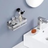 Samolepljiva Zidna Polica – SUS304 Nerđajući Čelik, 23x8x10cm | Outlet BGD
