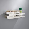 Samolepljiva Zidna Polica – SUS304 Nerđajući Čelik, 23x8x10cm | Outlet BGD