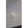 Beli Relaxdays metalni ormarić za lekove 32x21.5x8 cm sa zelenim krstom, bravom i dve police