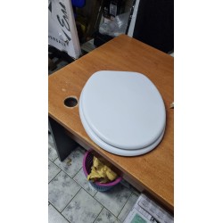 Kiamami Valentina Univerzalna WC Daska – MDF, Bela | Outlet BGD