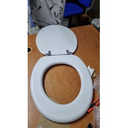 Kiamami Valentina Univerzalna WC Daska – MDF, Bela | Outlet BGD
