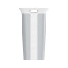 Kis Chic korpa za veš, siva, 60L, 44x35x61 cm | Outlet BGD
