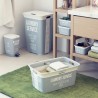 Kis Chic korpa za veš, siva, 60L, 44x35x61 cm | Outlet BGD
