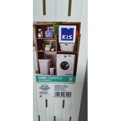 Kis Chic korpa za veš, siva, 60L, 44x35x61 cm | Outlet BGD