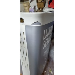 Kis Chic korpa za veš, siva, 60L, 44x35x61 cm | Outlet BGD