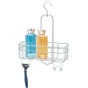 Inter Design polica za tuš kabinu, srebrna,27.94x11.43x37.74 | Outlet BGD