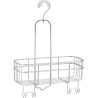 Inter Design polica za tuš kabinu, srebrna,27.94x11.43x37.74 | Outlet BGD