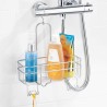 Inter Design polica za tuš kabinu, srebrna,27.94x11.43x37.74 | Outlet BGD