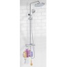 Inter Design polica za tuš kabinu, srebrna,27.94x11.43x37.74 | Outlet BGD