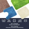 WohnDirect Florenz Premium Čupava Prostirka – 45x45cm, Plava | Outlet BGD