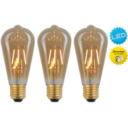 Nave Set od 3 LED E27 Filament Sijalice 3x4W Dimmable | Outlet BGD