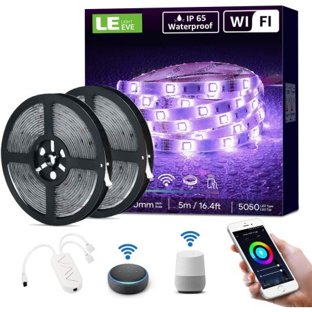 Lepro Smart LED Traka 10 m RGB IP65 za Alexa i Google Home | Outlet BGD