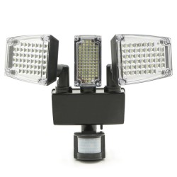 Solarni Reflektor sa 3 Glave i 178 LED sa Detektorom Pokreta | Outlet BGD