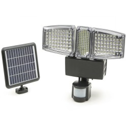 Solarni Reflektor sa 3 Glave i 178 LED sa Detektorom Pokreta | Outlet BGD