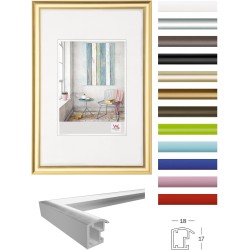 Crni Walther Design Trendstyle plastični ram za slike dimenzija 50x70 cm sa paspartu izrezom