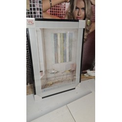 Crni Walther Design Trendstyle plastični ram 50x70 cm sa normalnim staklom i svetlosivim paspartu uloškom