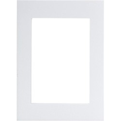WalterDesign beli paspartu 13x18 za slike 9x13 kosi rez bez kiseline_2