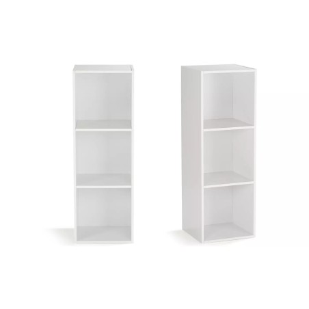 Set od 2 Compo police 3x1 kocka, pribl. 93x30x32cm, bela | Outlet BGD