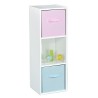 Set od 2 Compo police 3x1 kocka, pribl. 93x30x32cm, bela | Outlet BGD