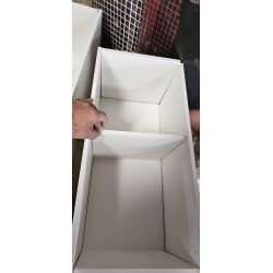 Set od 2 Compo police 3x1 kocka, pribl. 93x30x32cm, bela | Outlet BGD