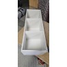 Set od 2 Compo police 3x1 kocka, pribl. 93x30x32cm, bela | Outlet BGD