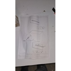 IBUYKE polica, MDF, bela, 90x 10 x 4.5 cm | Outlet BGD