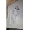 IBUYKE polica, MDF, bela, 90x 10 x 4.5 cm | Outlet BGD