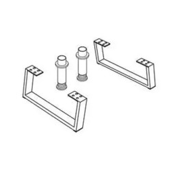 Mausbacher set nogica, aluminijum, antracit, 4x15x39 cm | Outlet BGD