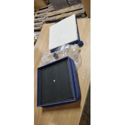 Amazon Basics sklopiva kućica za mačke, plava, 38.1x43.2x38.1cm | Outlet BGD