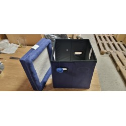 Amazon Basics sklopiva kućica za mačke, plava, 38.1x43.2x38.1cm | Outlet BGD
